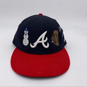 Custom Atlanta Braves fitted Gucci Mane Vs Jeezy